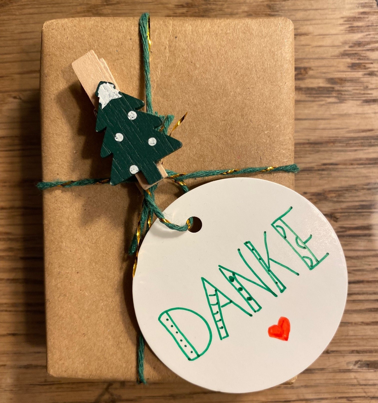 Danke Mini-Weihnachtspäckchen