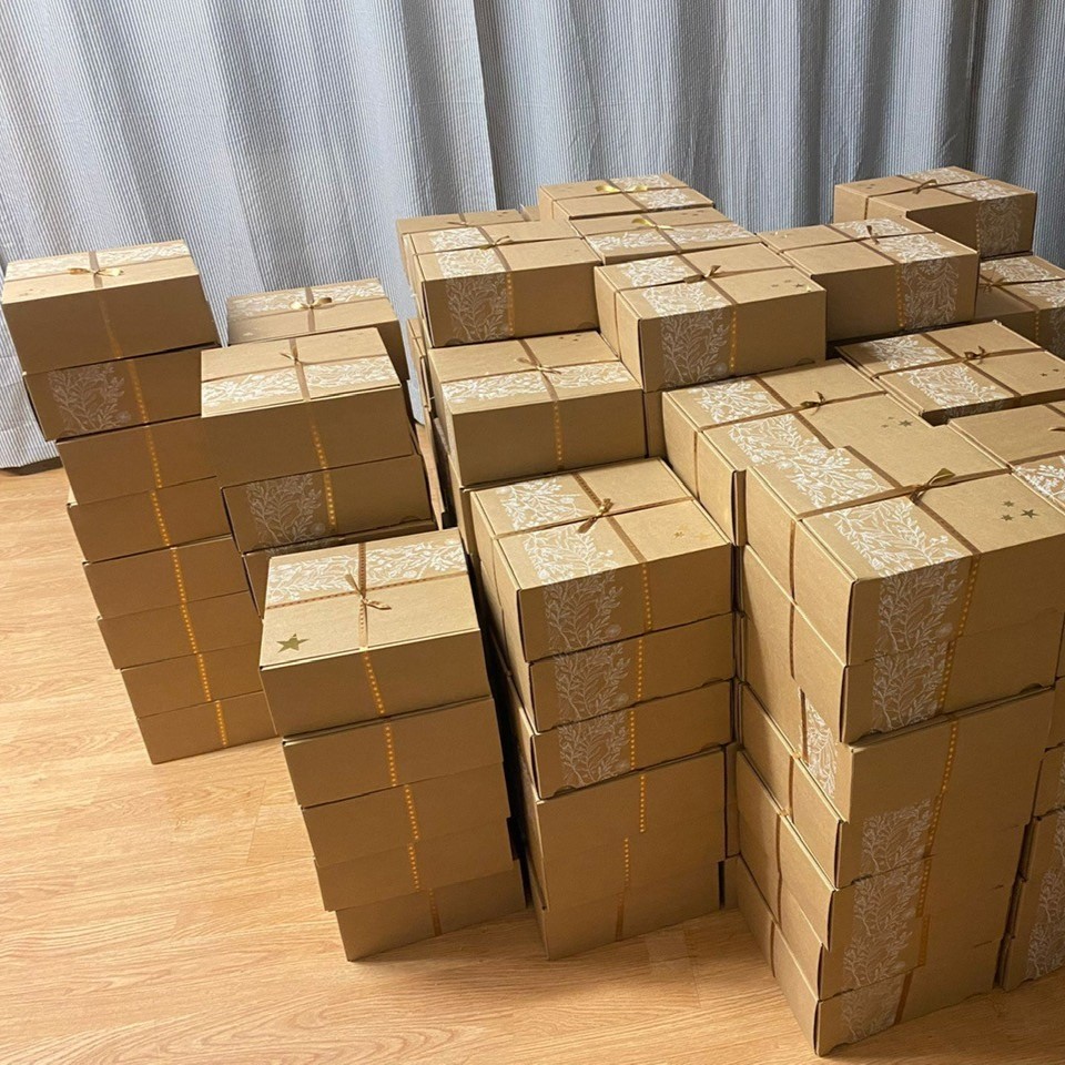 Weihnachtsboxen ready for take off 2022